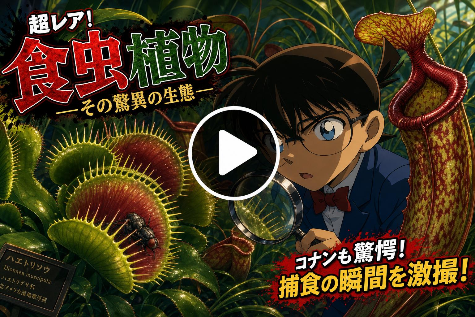 小马拉大车植物视频教程——食虫植物捕蝇草视频演示