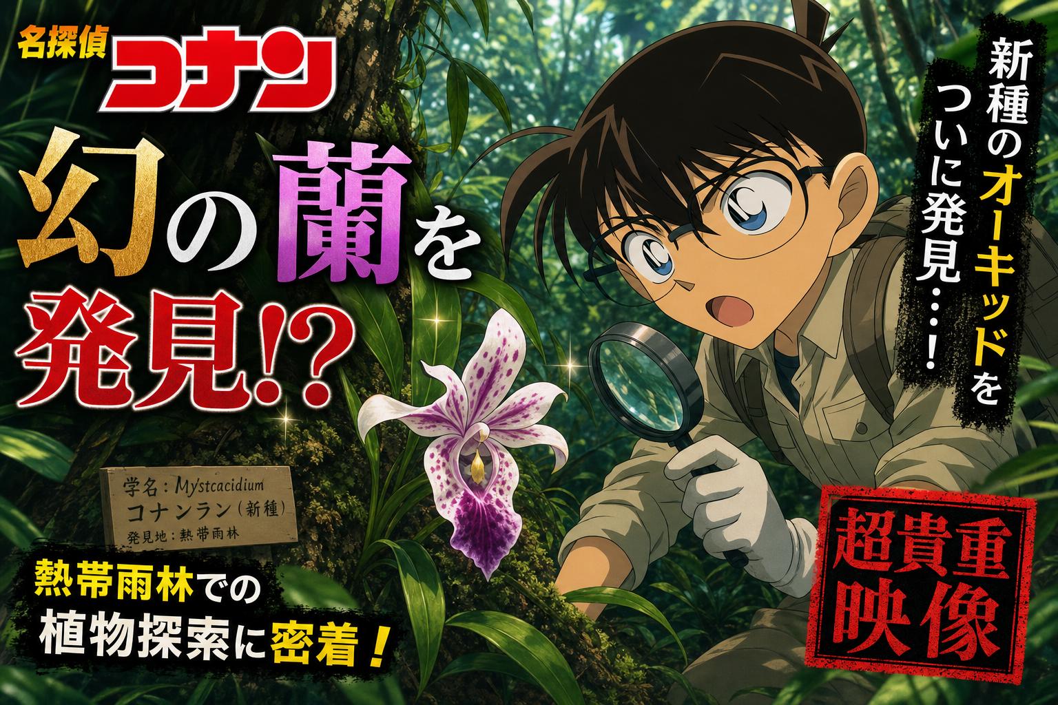 小马拉大车稀有植物视频——热带雨林新种兰花发现记